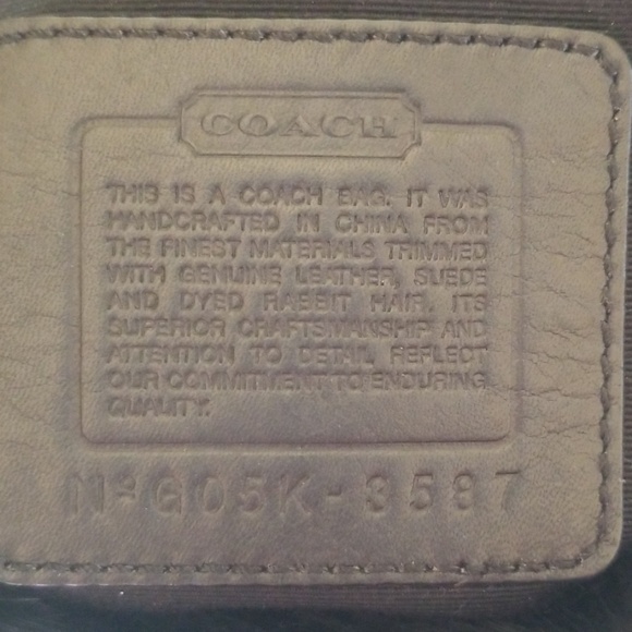 Coach Rabbit Fur Purse - Picture 8 of 8